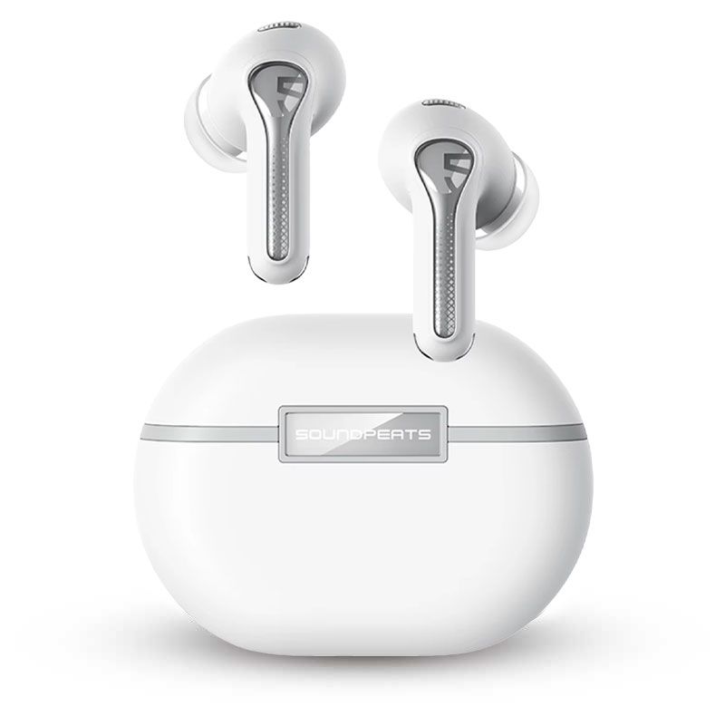 Écouteurs Bluetooth SoundPEATS Capsule3 Pro - Audio Hi-Res, Réduction Active du Bruit, Étanche IPX4 (Blanc)