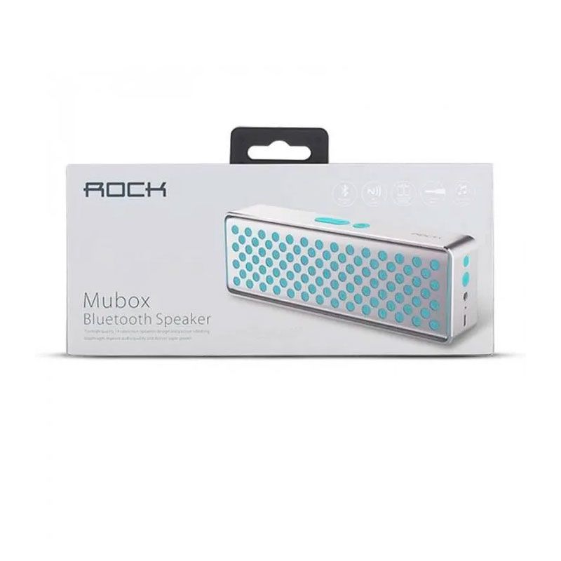 ROCK Mubox Bluetooth NFC Speaker with Aluminum Case and Integrated Microphone