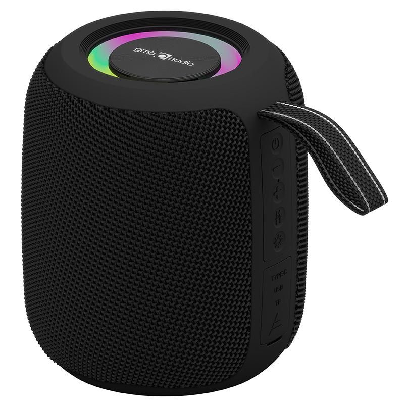 Gembird Bluetooth Speaker with LED Lights - Black