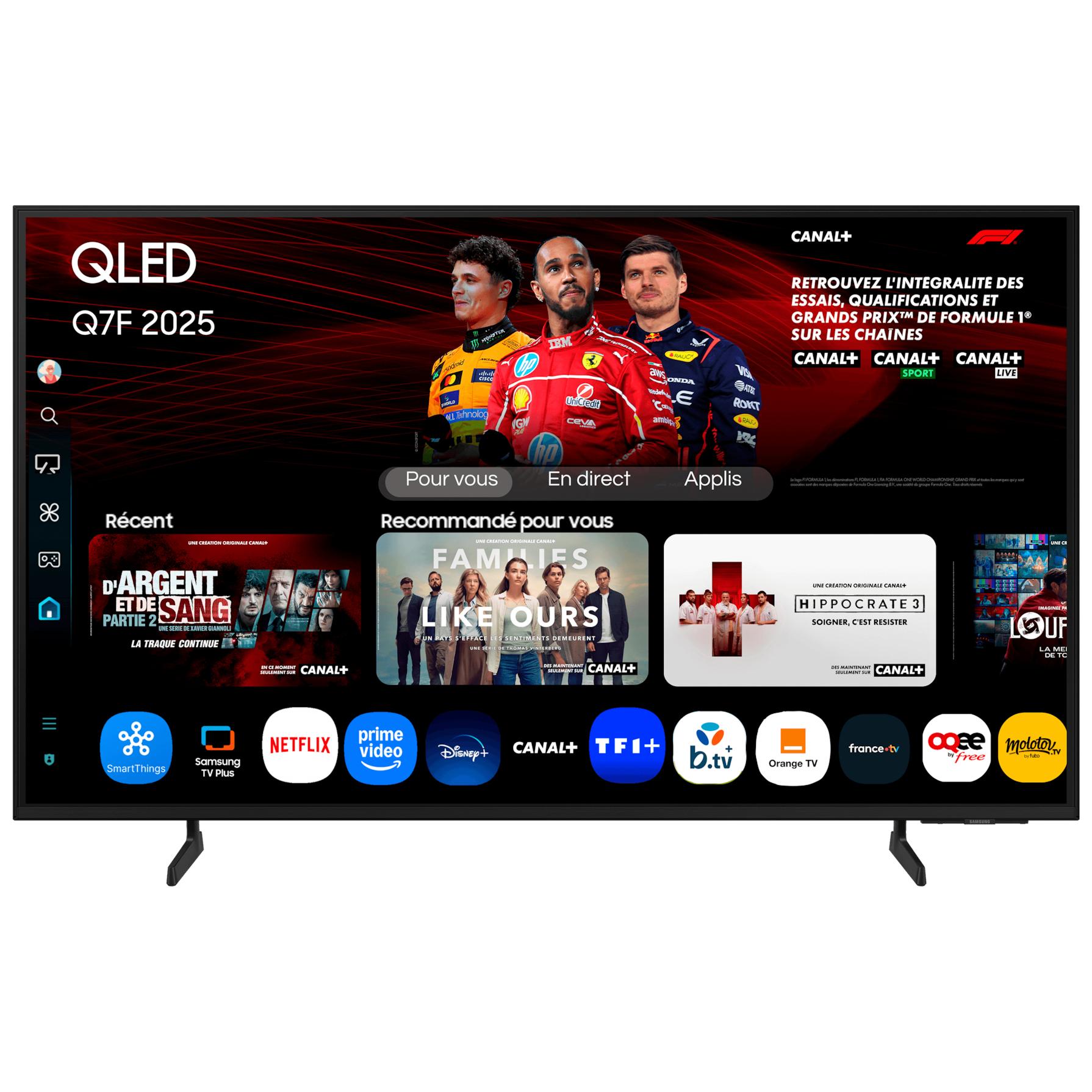 Samsung TQ50Q7F - 50" QLED TV - 4K UHD - HDR10+ Smart TV - Gaming Hub - WiFi