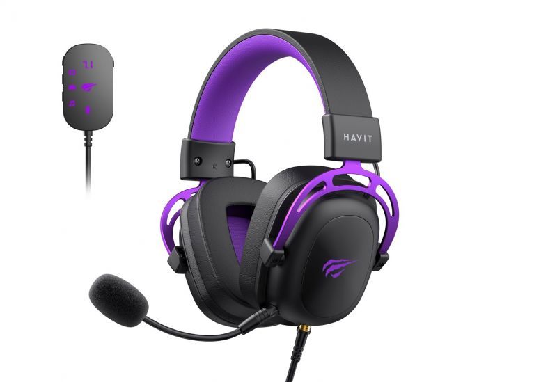 Auricular de juego por cable Havit, 1.7 m - H2002C+U - Negro