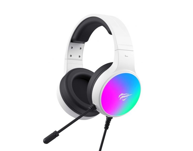 Auriculares de juego por cable Havit H2043U, 1,7 m - Blanco