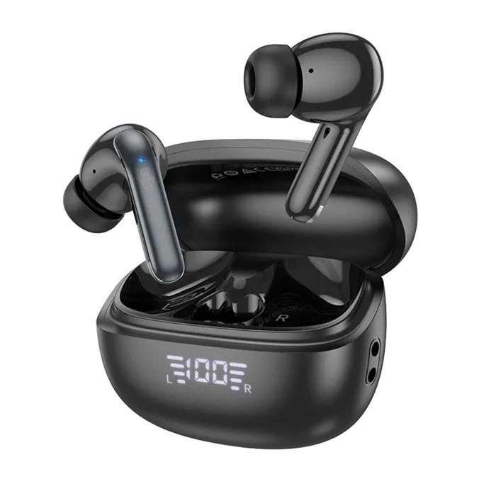 Écouteurs sans fil HOCO EQ5 - Bluetooth 5.3 - Réduction de bruit ANC - Noir