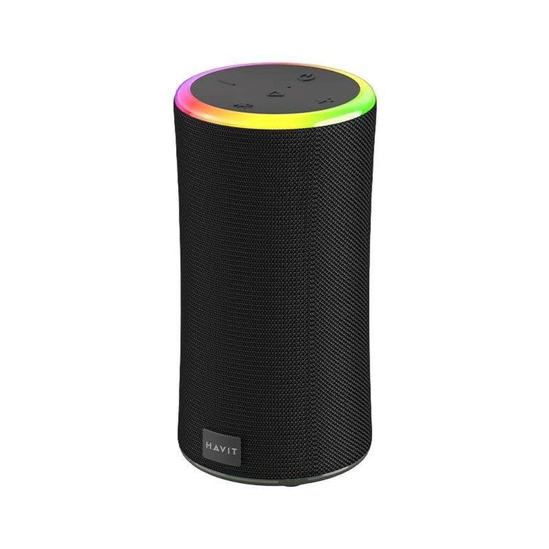 Havit SK833BT Wireless Portable Speaker, RGB Lights, IPX6, 2000mAh - Black