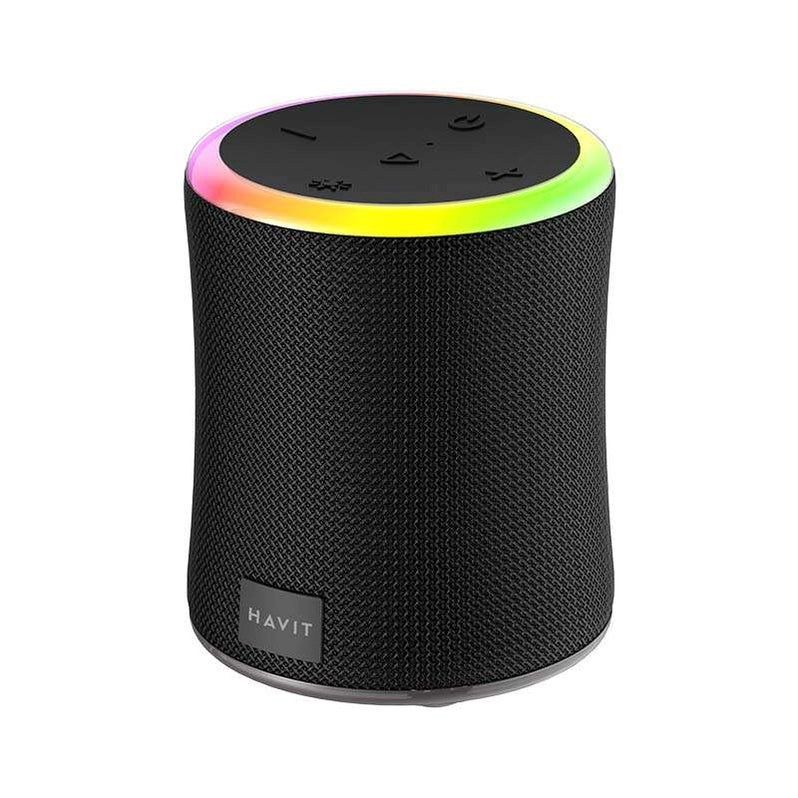 Havit Wireless Portable Speaker, IPX6, Bluetooth 5.3, TWS, TF, USB, Hands-Free Calling, 1800mAh - SK832BT - Black