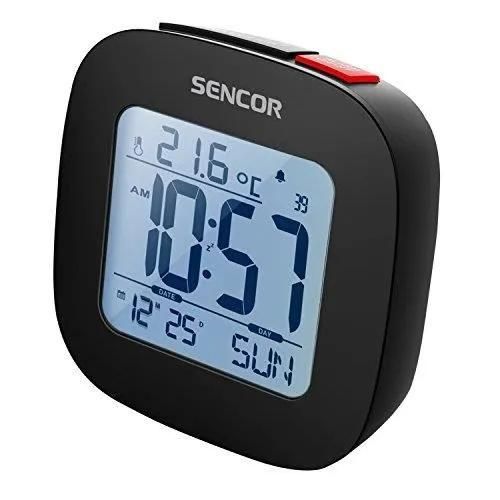 Sencor Digital Alarm Clock SDC1200W - Thermometer - Backlit Display - FM Radio