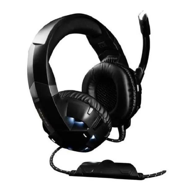 MODECOM S-MC-849-SHIELD2 Headset - Black - USB - External Microphone