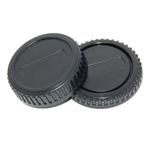 Ensemble de 2 bouchons de lentille JJC - Bouchon arrière d'objectif + Bouchon de boîtier pour Olympus-Panasonic Four Tiers