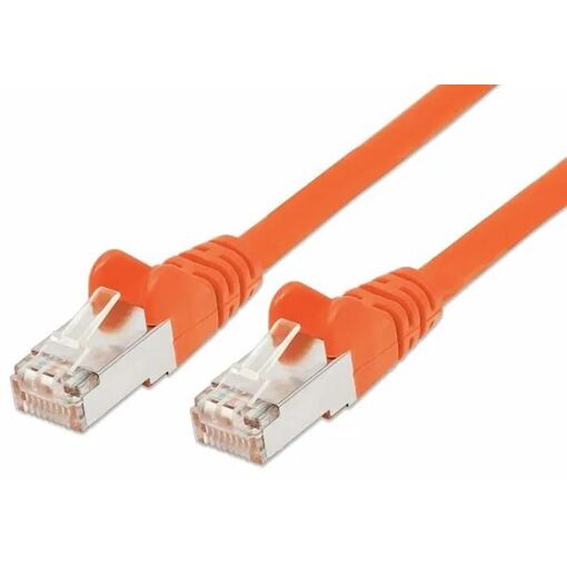 Câble de patch S/FTP Cat6a Premiumcord - 0,25 m, 10 Go, orange