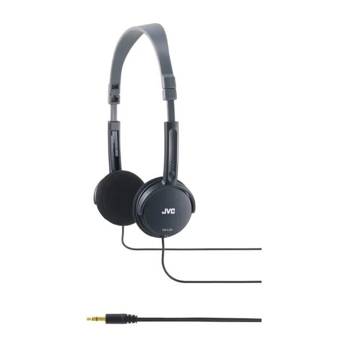 JVC HA-L50 Foldable Headphones - Black (32 Ohm, 18Hz-22kHz)