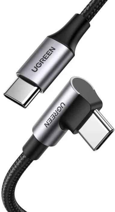 Ugreen USB C Cable - 70643 - 100W Fast Charging - 480 Mbps Speed - 90° Bent Design