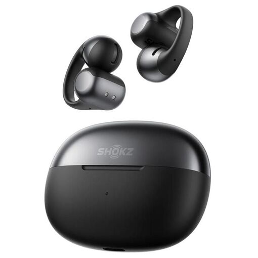 Shokz OpenDots ONE Auriculares inalámbricos con micrófono - Aros auditivos - Con gancho - Bluetooth - Negro