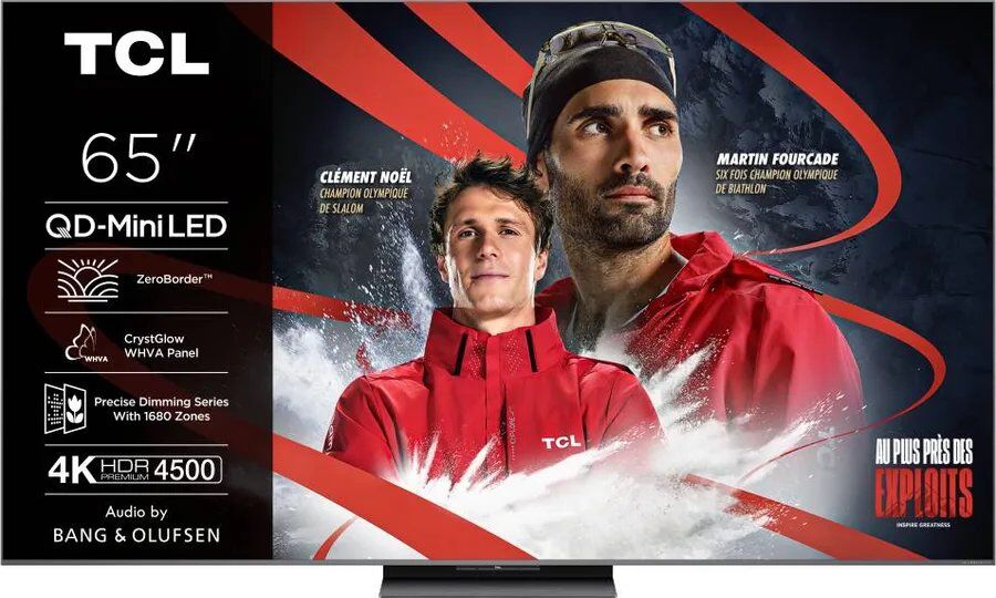 TCL 65C8K QLED Smart TV - 65 inch 4K UHD Mini-LED Google TV