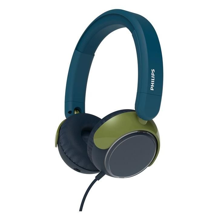 Philips TAK2000CT Earbud Headphones - Wired - Crystal Blue-Green