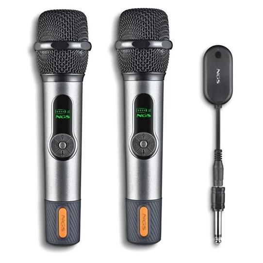 NGS Singer Star Duo Black Wireless Vocal Microphone