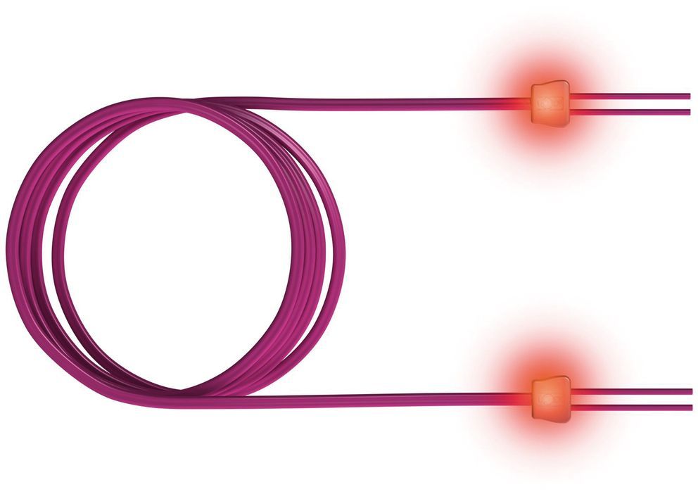 Sacon LS-42200030 3m LC OM4 Fiber Optic Cable - Violet