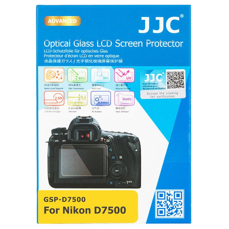 JJC LCD Screen Protector for Nikon D7500