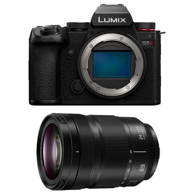 Panasonic Lumix S5 Mark II + 24-105 F/4.0 Lens, 3-Year Warranty