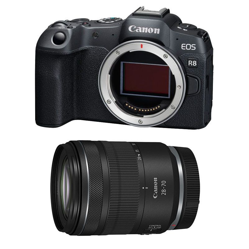 Canon EOS R8 + RF 28-70mm f/2.8 IS STM 3-Year Warranty