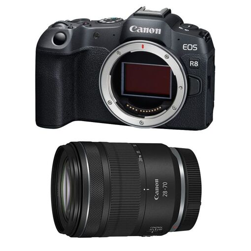 Canon EOS R8 + RF 28-70mm f/2.8 IS STM 3-Year Warranty