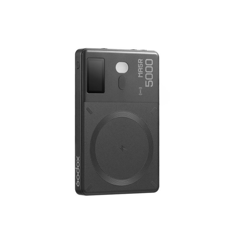 Linterna LED RGB GODOX MA5R + Banco de energía magnético externo, Negro