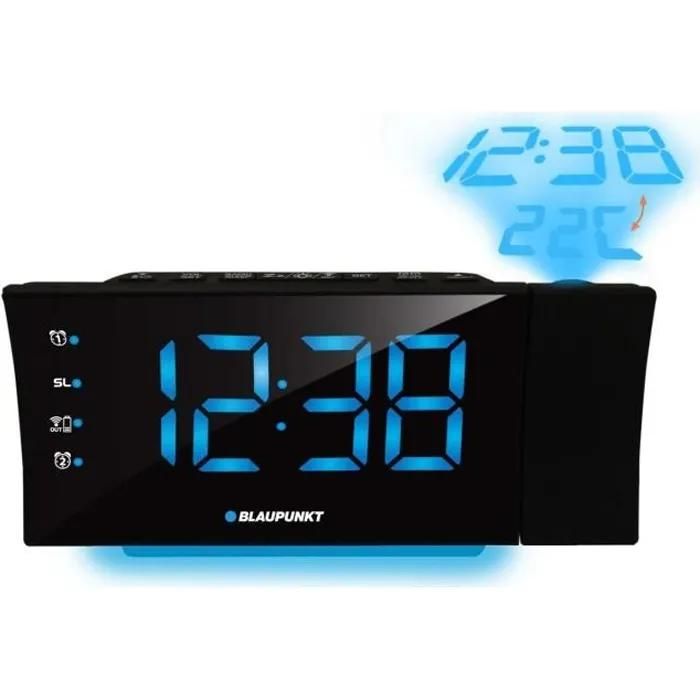 Blaupunkt CRP81USB Alarm Clock with USB Charging and Projector