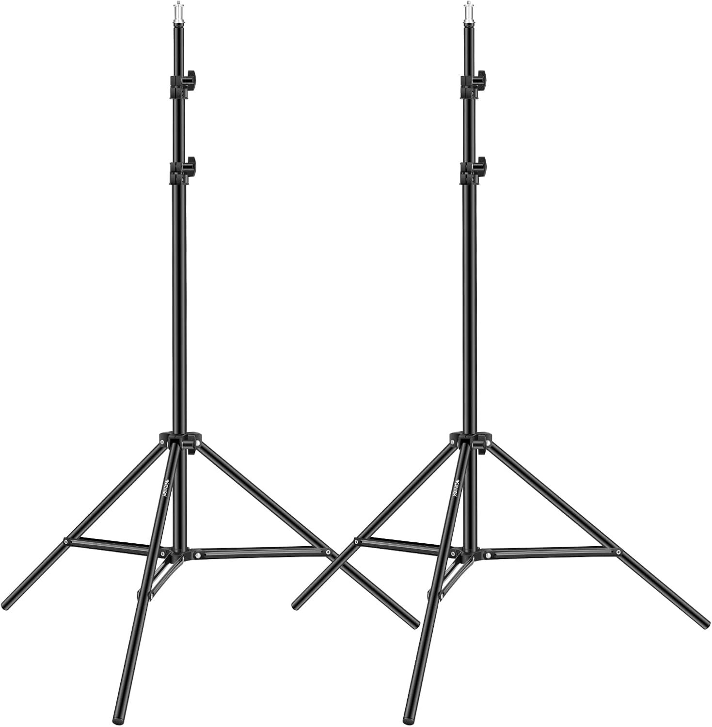 Kit de 2 soportes luminosos Neewer de 190 cm, trípode para equipos de iluminación de estudio