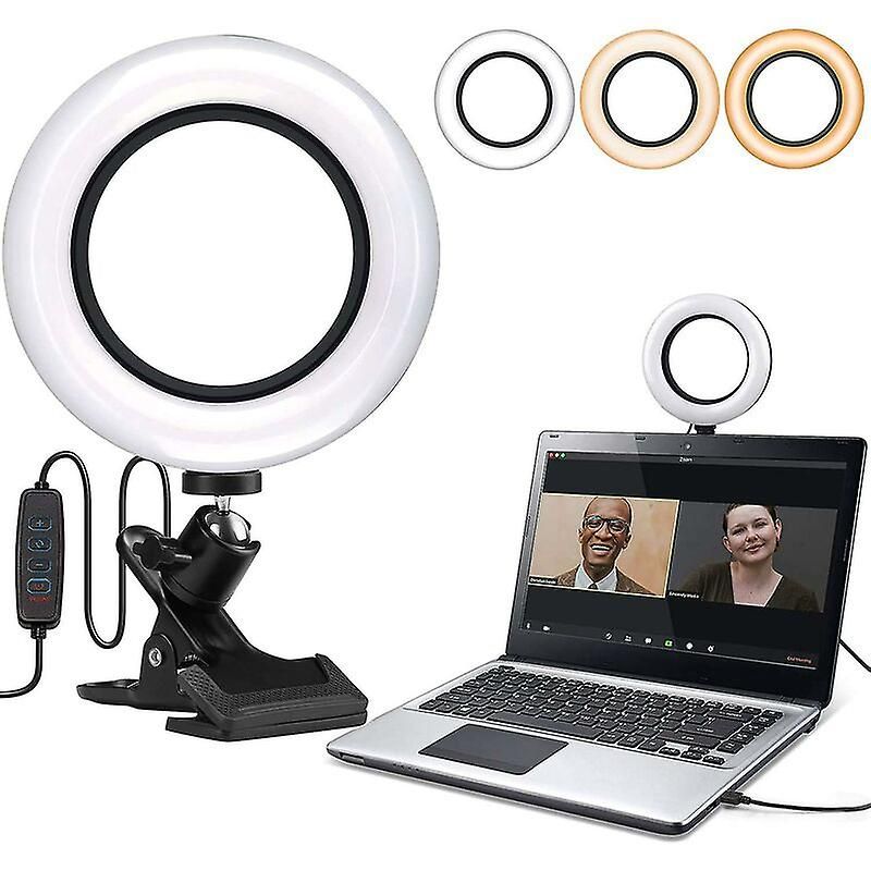 Ynong LED Ring Light 6.3 inches, Annular Lighting for Video Conference and Selfie