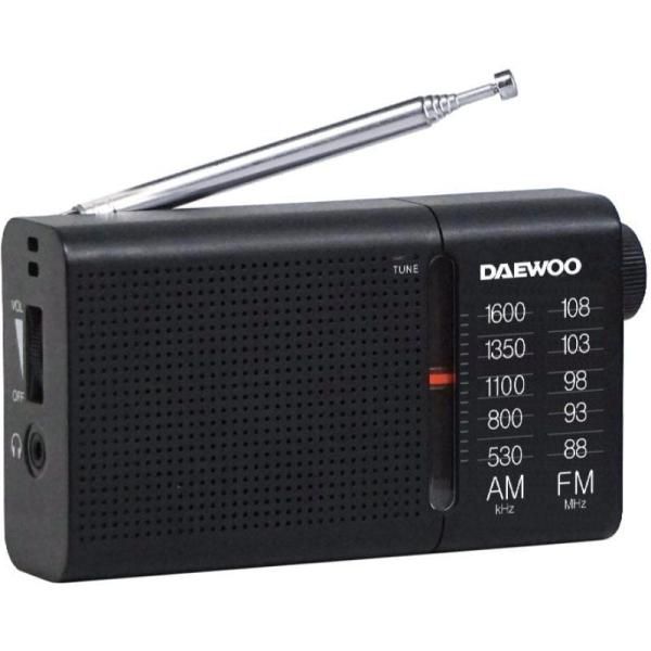 Daewoo Portable Radio DW1119 - Black