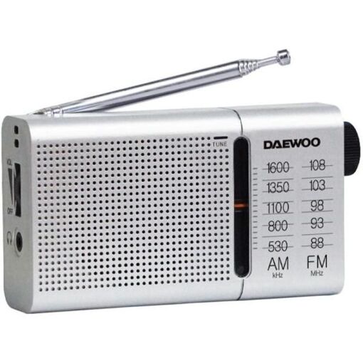 Daewoo Portable Radio DW1037 - Silver