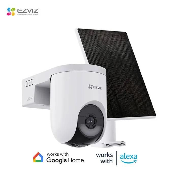 Cámara de vigilancia Ezviz HB8 Lite 2K+ con visión nocturna y panel solar