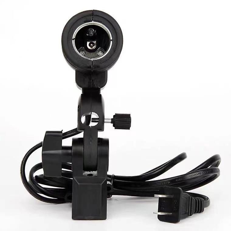 Ynong E27 Umbrella Grip Socket, Studio Light Bulb Holder (European Version)