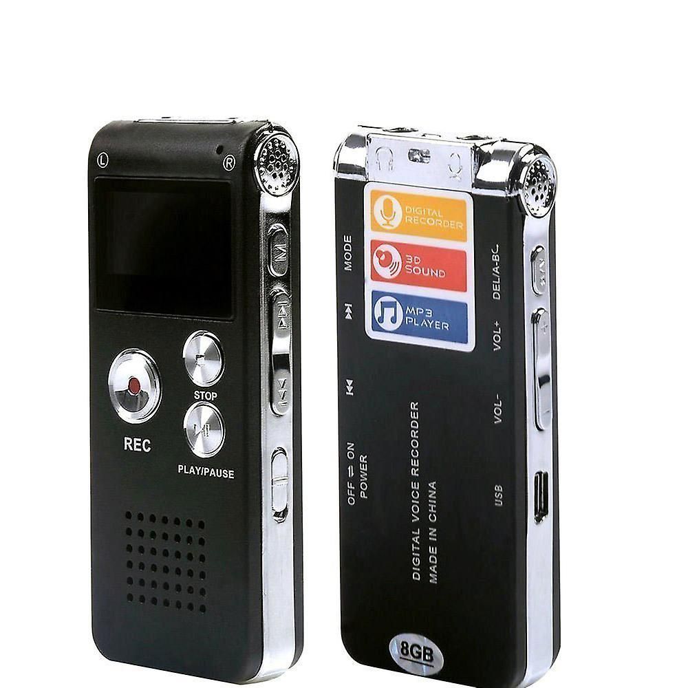 Ynong Digital Voice Recorder, 8GB Internal Memory (Black)