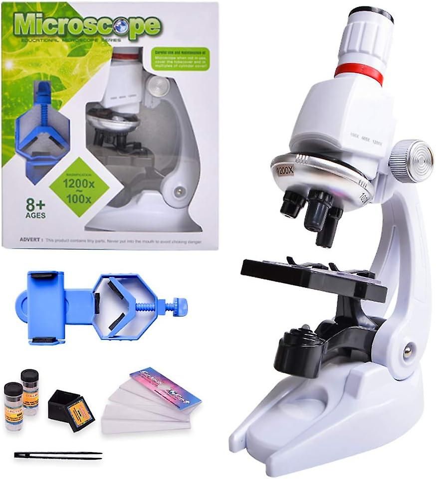 Ynong Kids Microscope Set - 100x, 400x, 1200x Magnification