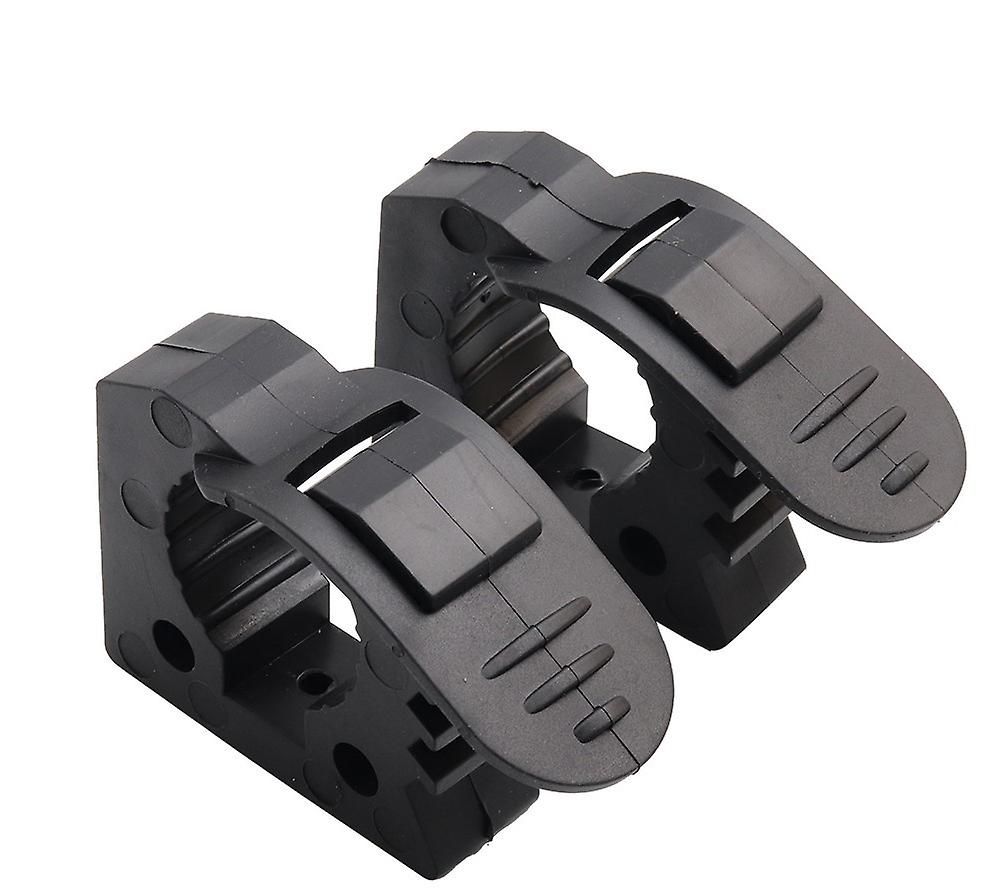 Ynong 2-Piece Rubber Strap Clamp Kit (1-1/3" to 1-3/5") for Off-Road 4x4 Vehicle Accessories
