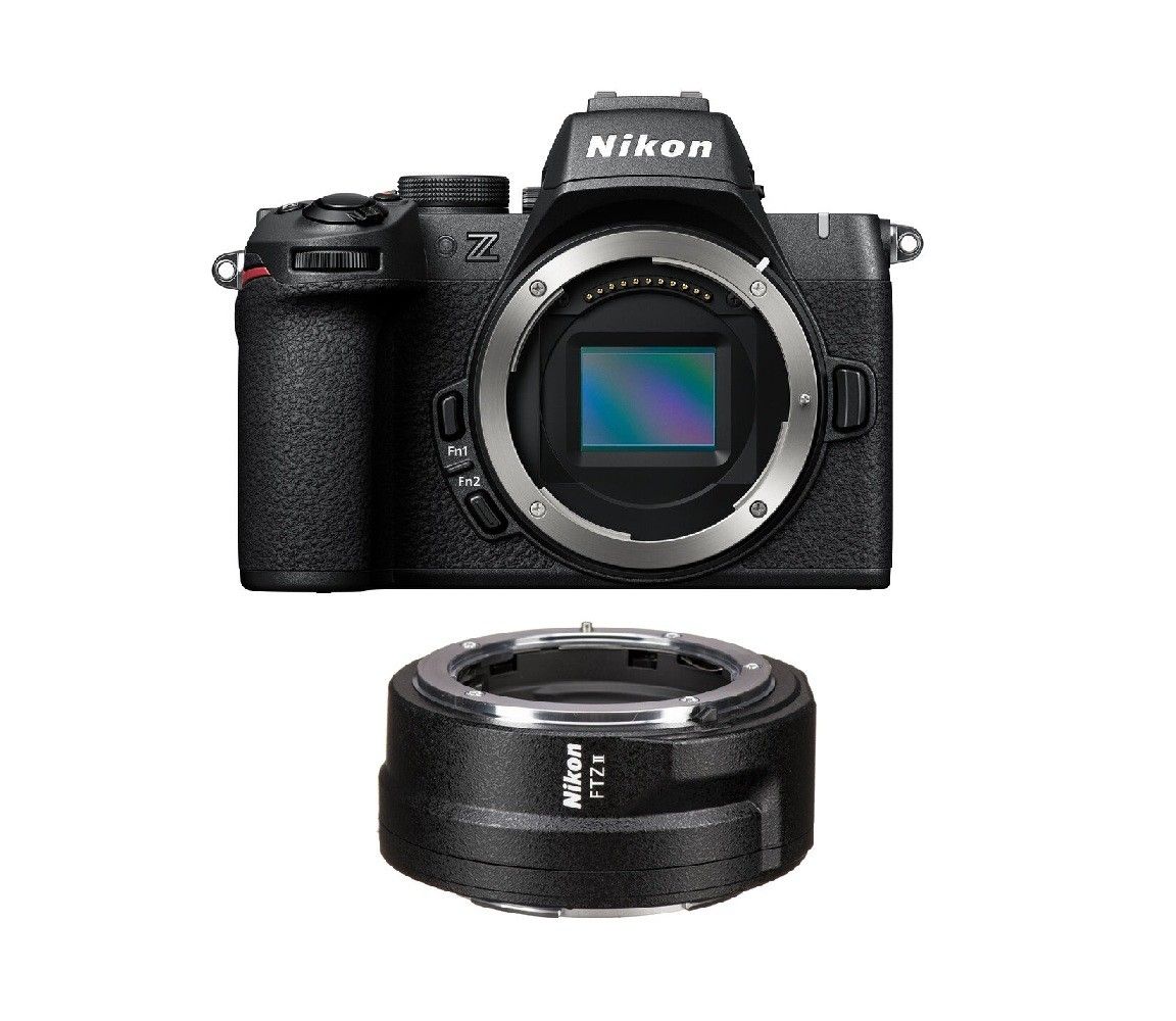 Nikon Z50 II 20.9MP Black + Nikon FTZ II Lens