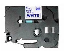 Brother Laminated Tape Tze-133 - 12mm x 8m Blue/Transparent