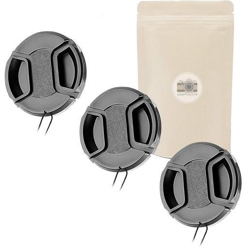 Professional 67mm Lens Cap with Clip for All Camera Brands