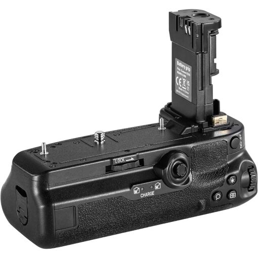 Mango de batería Neewer para cámara Canon EOS R5/R5C/R6/R6 Mark II - Compatible con baterías LP-E6/LP-E6N/LP-E6NH