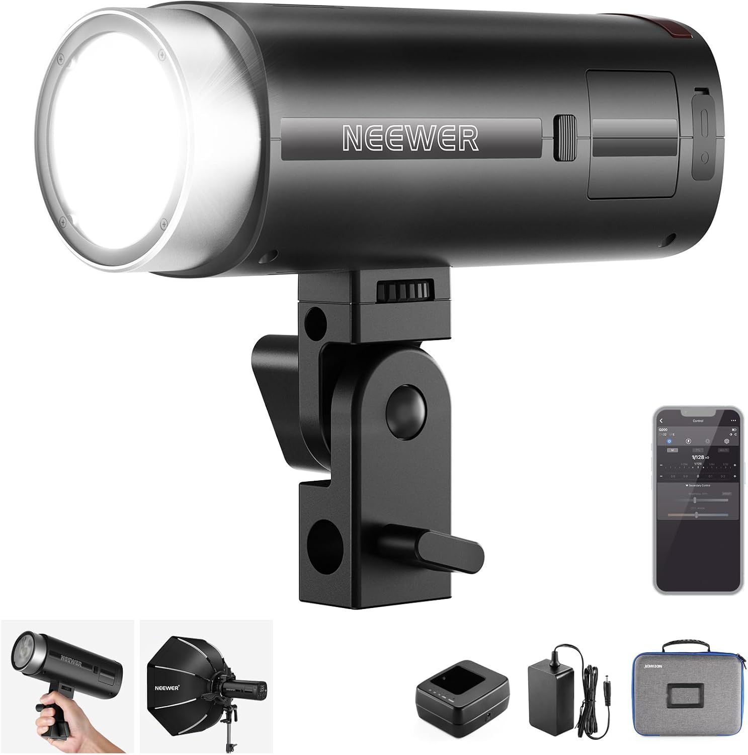 Neewer Q200 200Ws 2.4G Wireless Outdoor Flash Stroboscope
