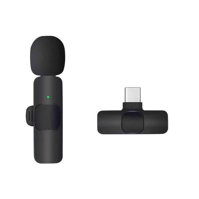 Wireless Lavalier Microphone - Clip-on Tie Microphone Type-C