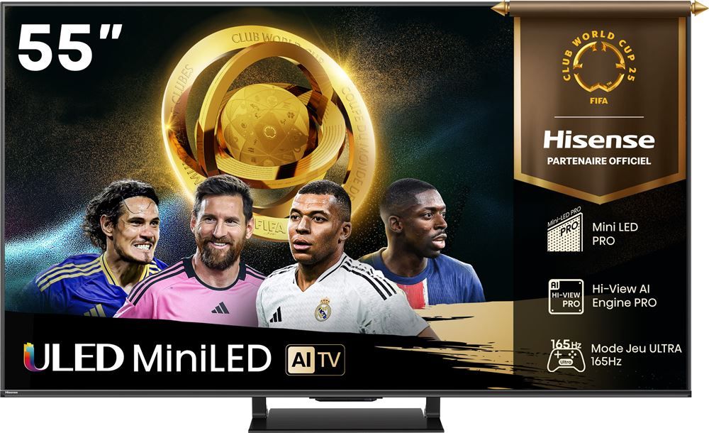 Hisense 55U7Q PRO Mini LED QLED 4K UHD TV 139 cm (55")