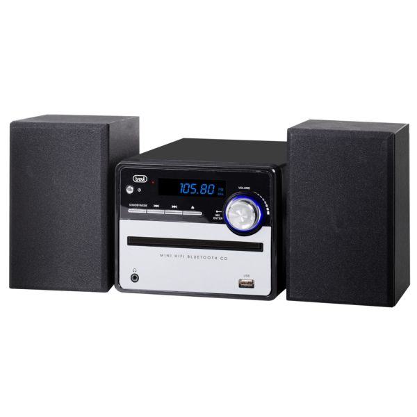 Trevi HCX 10F6 Home Mini Audio System 20W Black, Silver