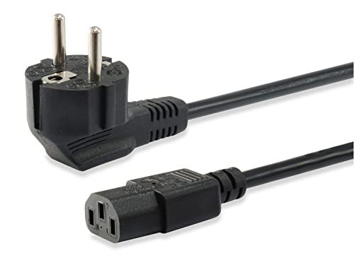 Equip High-Quality C13 to Schuko Power Cable 3M Black