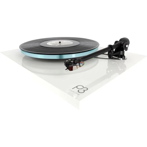 Rega Planar 3 Blanco lacado Nd3 MM - Pista de vinilo platino