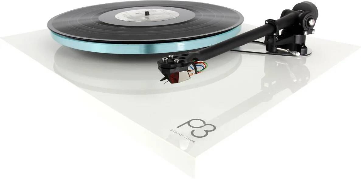 Rega Planar 3 Lacquered White Nd3 MM - Vinyl Platine Turntable