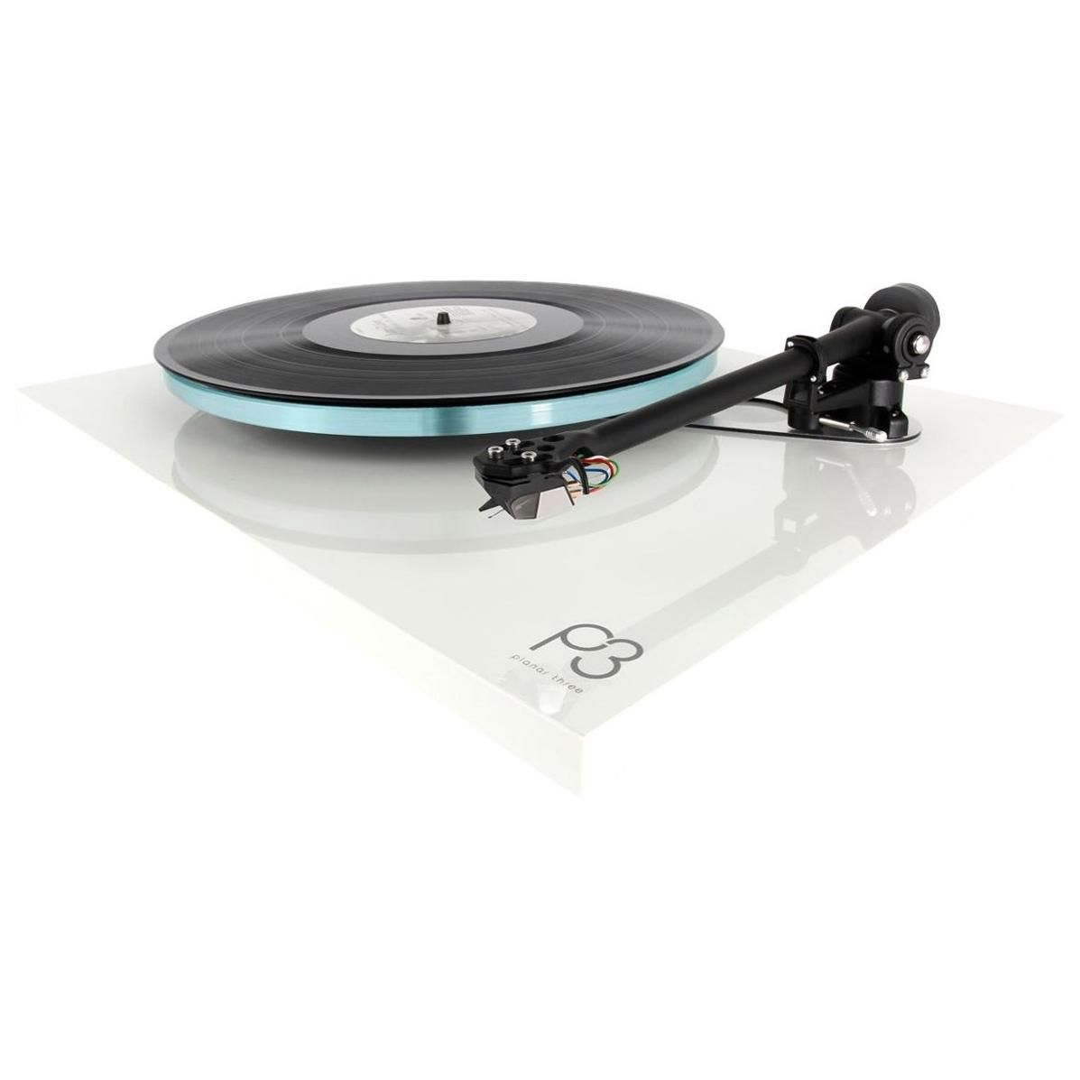 Rega Planar 3 White Lacquer Nd5 MM - Vinyl Platter