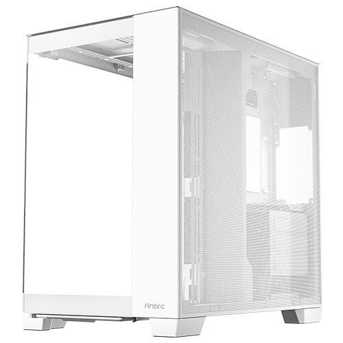 Antec Constellation C8 - Extended ATX - Glass Side Panel - No Power Supply (ATX) - White - USB/Audio