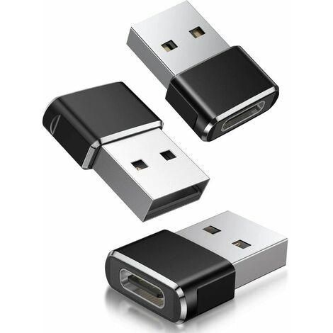 Dongdongsh USB-C Female to USB A Male Adapter 3-Pack