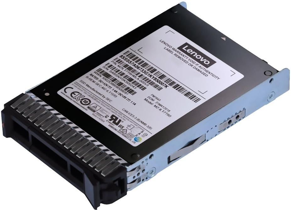 Lenovo SSD - 3.84TB - Hot-Swappable - 2.5" - SATA 6Gb/s